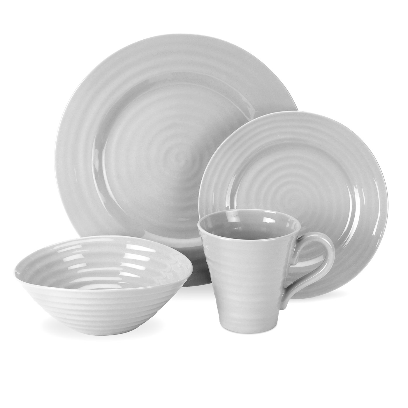 Sophie Conran Grey 4 piece Place Setting image number null