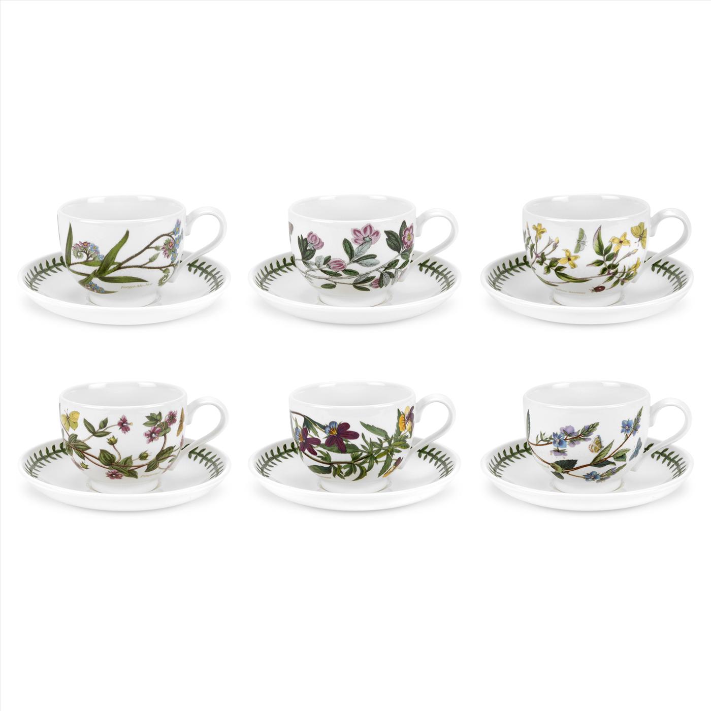 Botanic Garden Set of 6 Cups & Saucers image number null