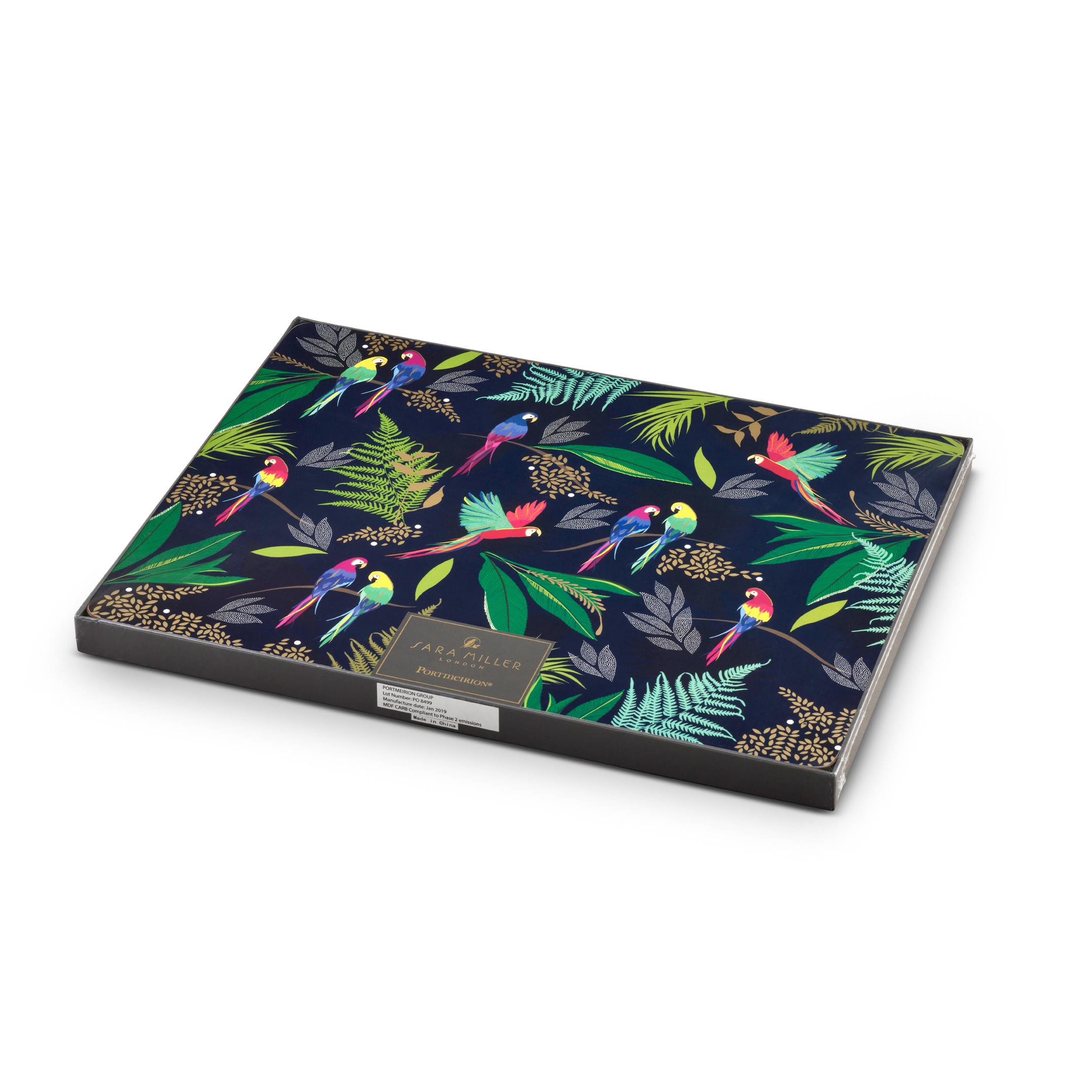 Sara Miller London Parrot Extra Large Placemats Set of 4 image number null