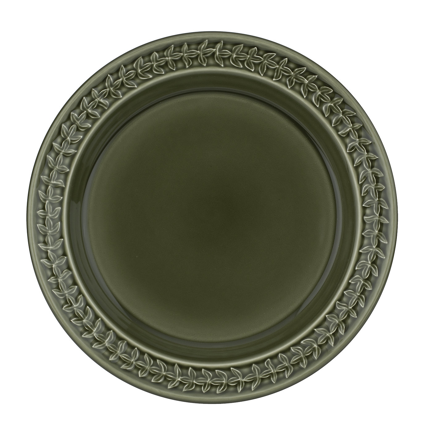 Botanic Garden Harmony Salad Plate, Forest Green image number null