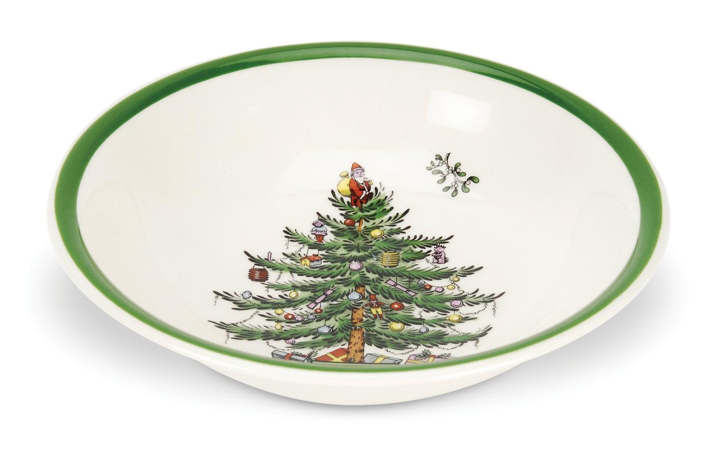 Christmas Tree 8 Inch Cereal Bowls Set of 4 image number null