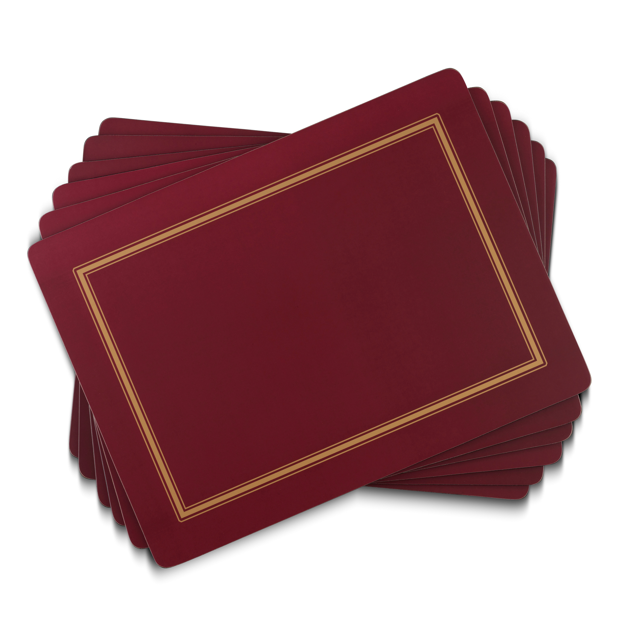 Classic Burgundy Set of 4 Placemats image number null
