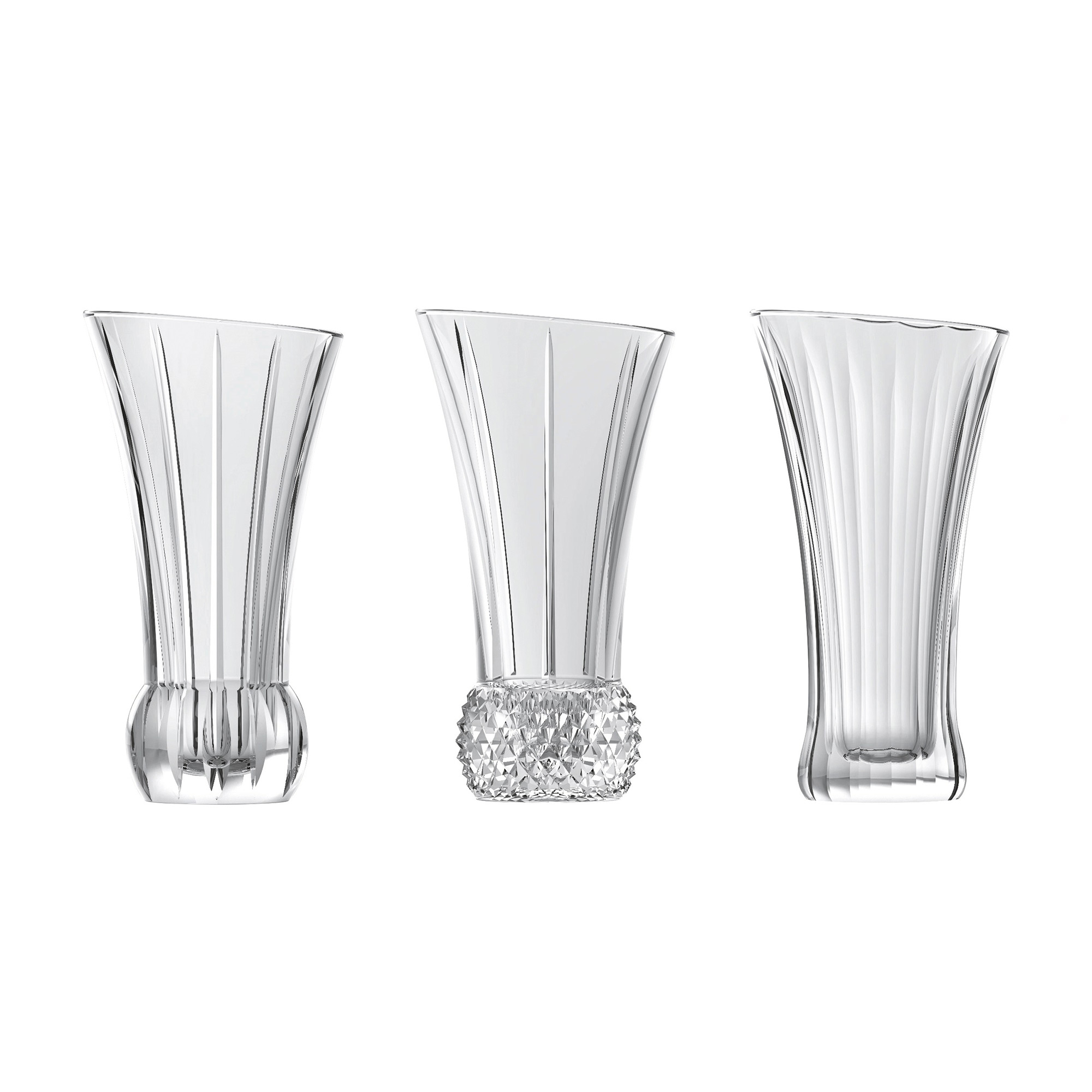 Nachtmann Spring Set of 3 Glass Vases image number null
