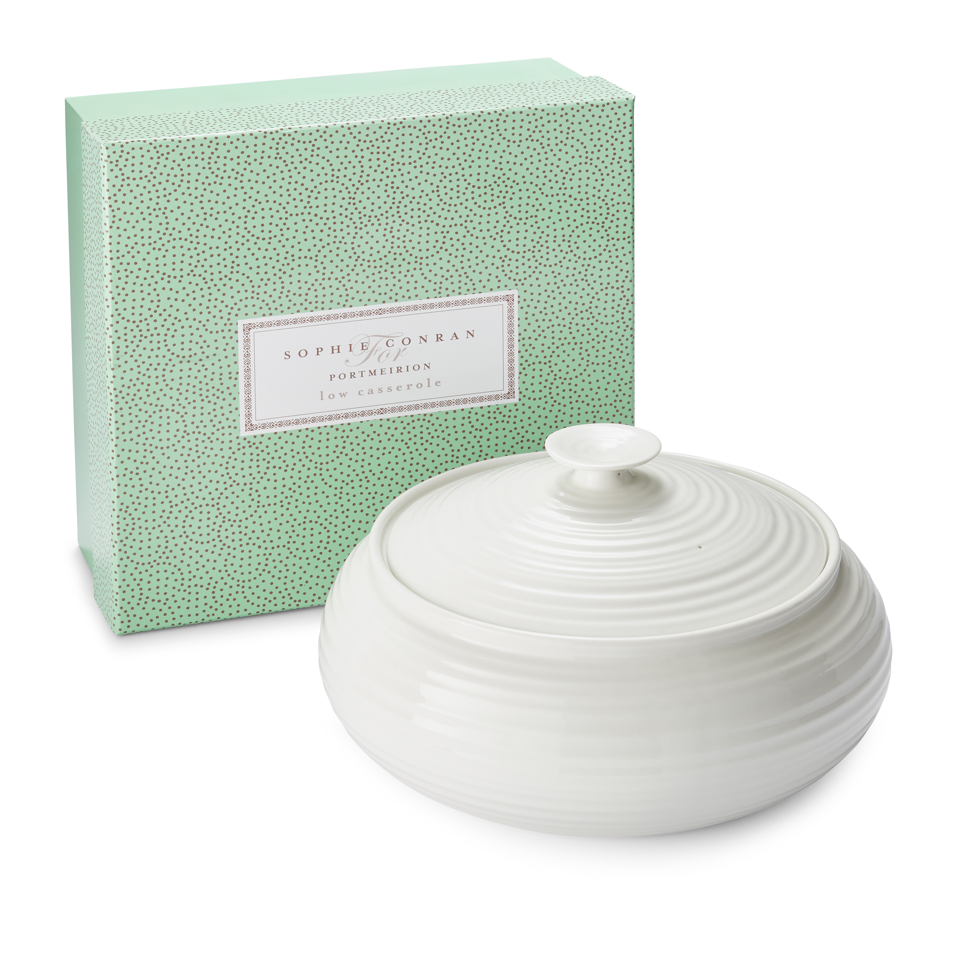 Sophie Conran for White Low Casserole 6 pint image number null