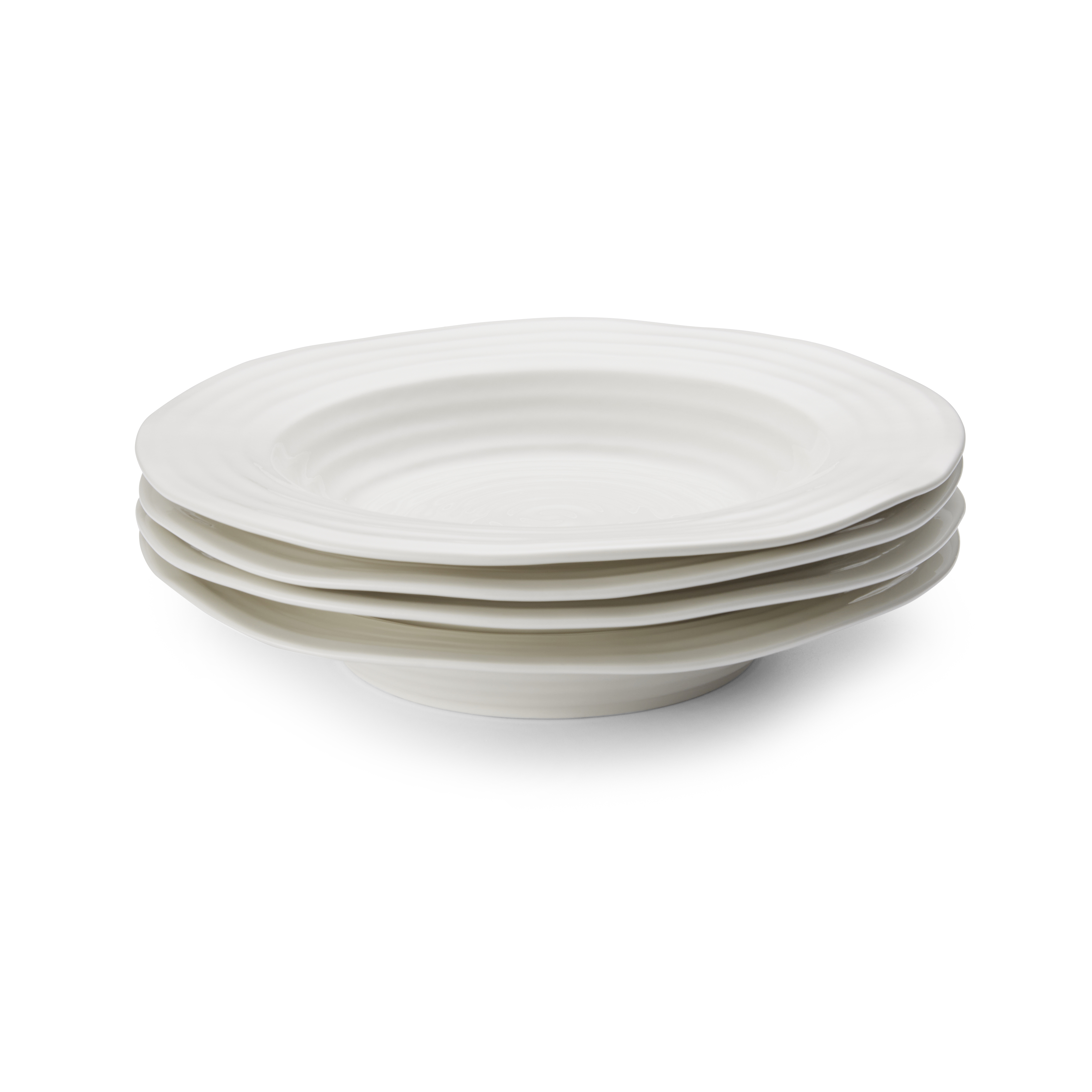 Sophie Conran Rimmed Soup Plate Set, White image number null