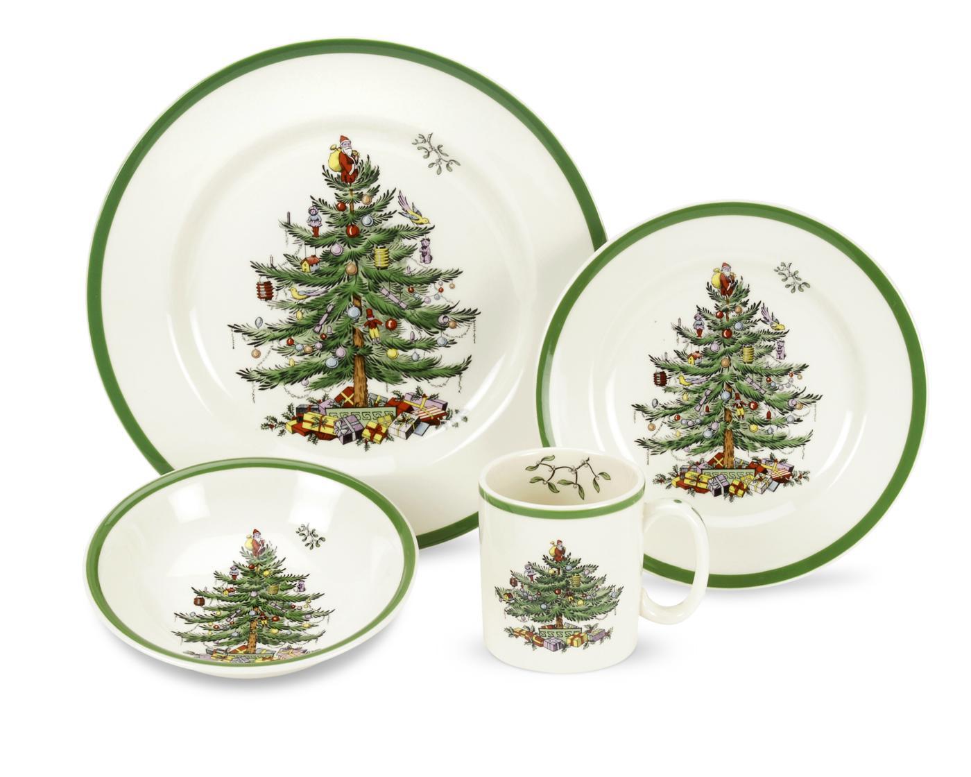 Christmas Tree 4 Piece Place Setting image number null