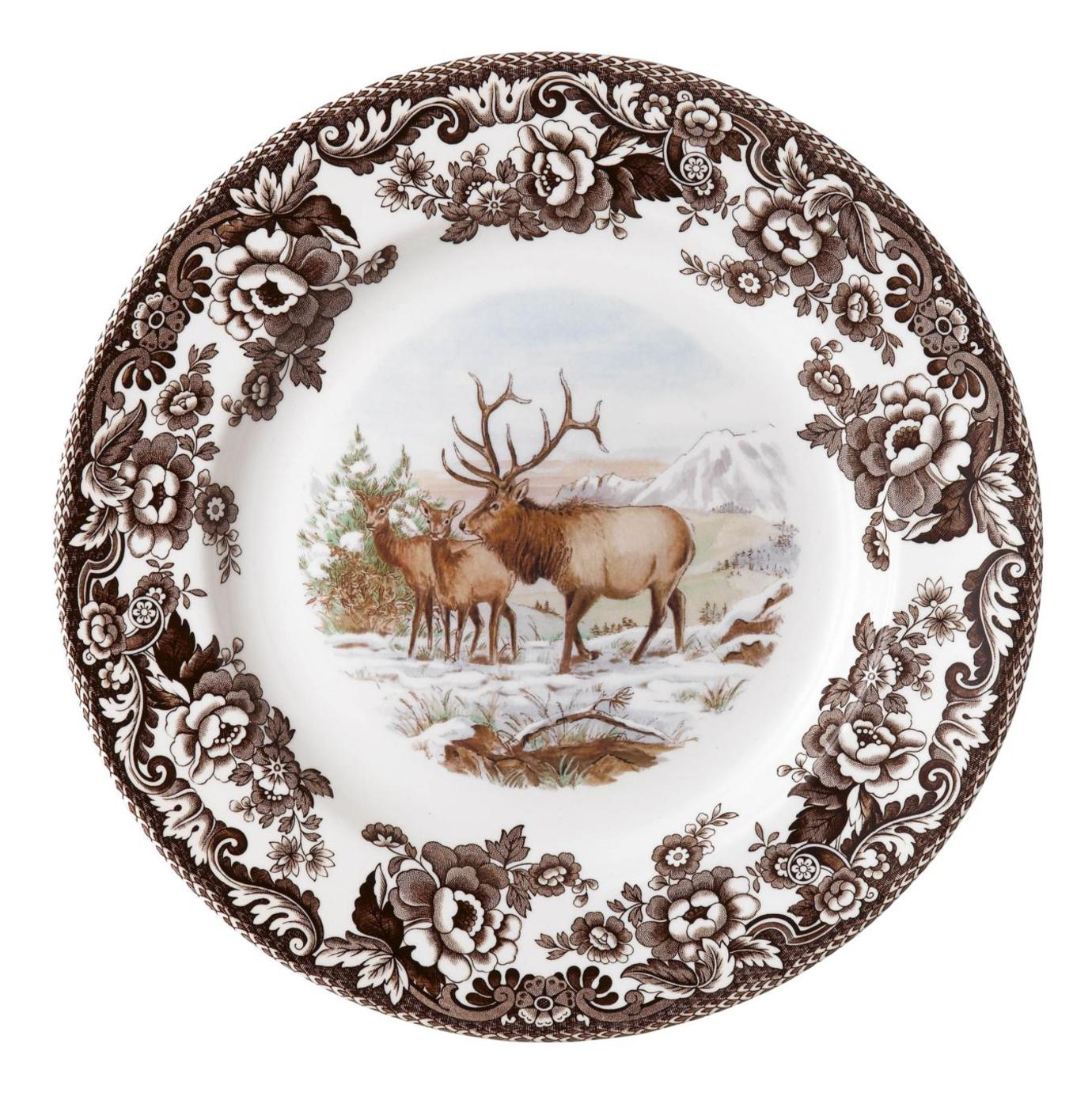 Woodland Dinner Plate 10.5 Inch, Elk image number null