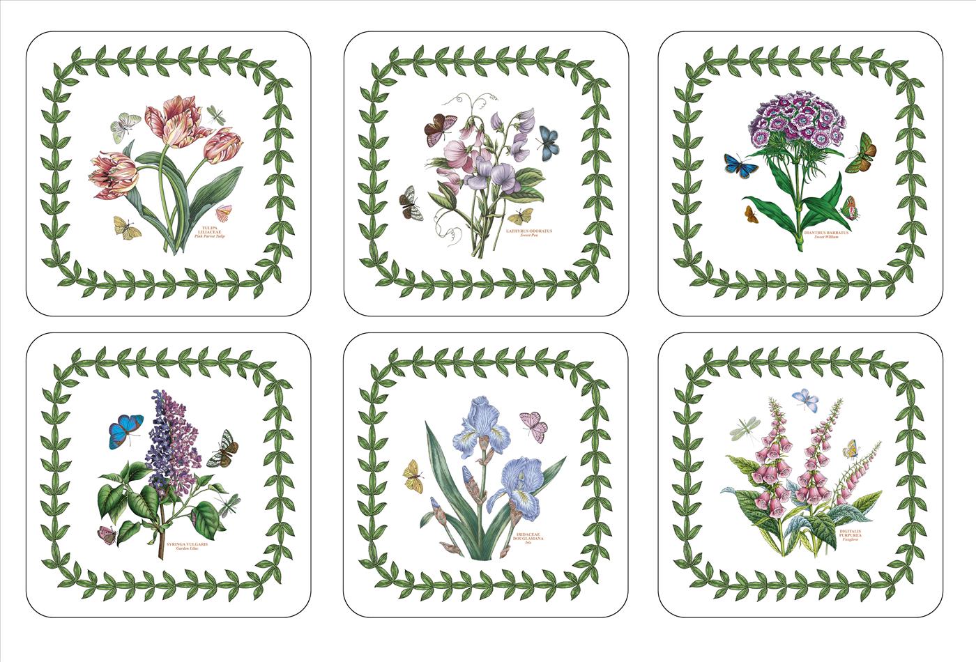 Botanic Garden Set of 6 Coasters image number null