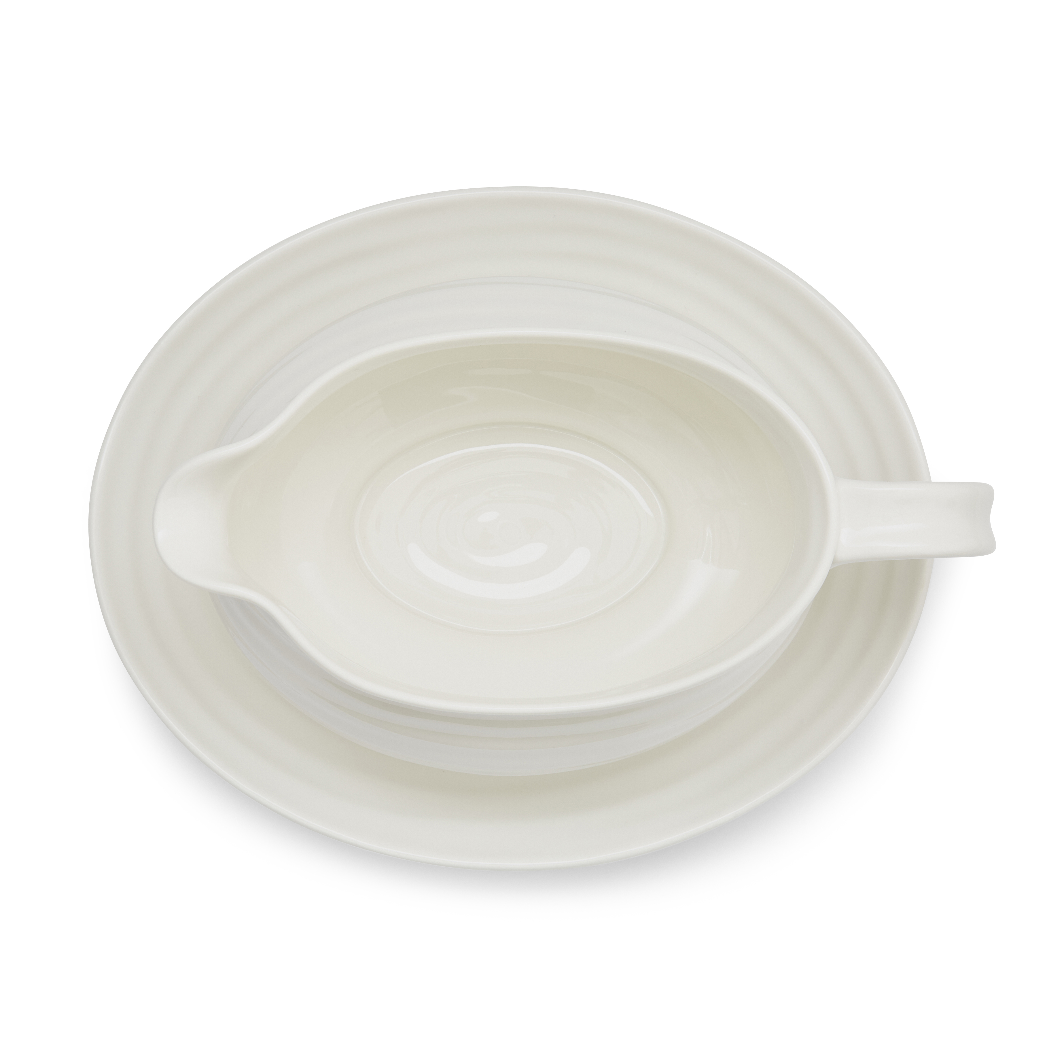 Sophie Conran Gravy Boat & Stand, White image number null