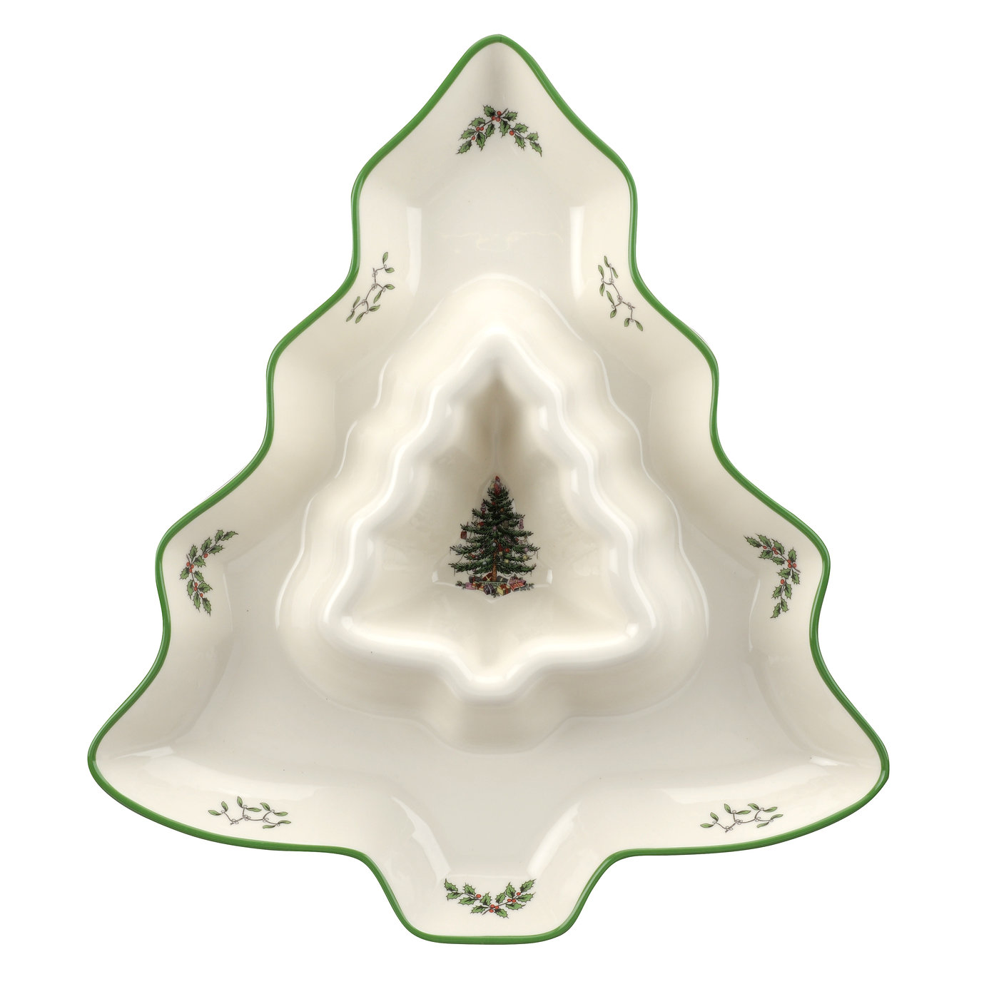 Christmas Tree Chip & Dip Bowl image number null