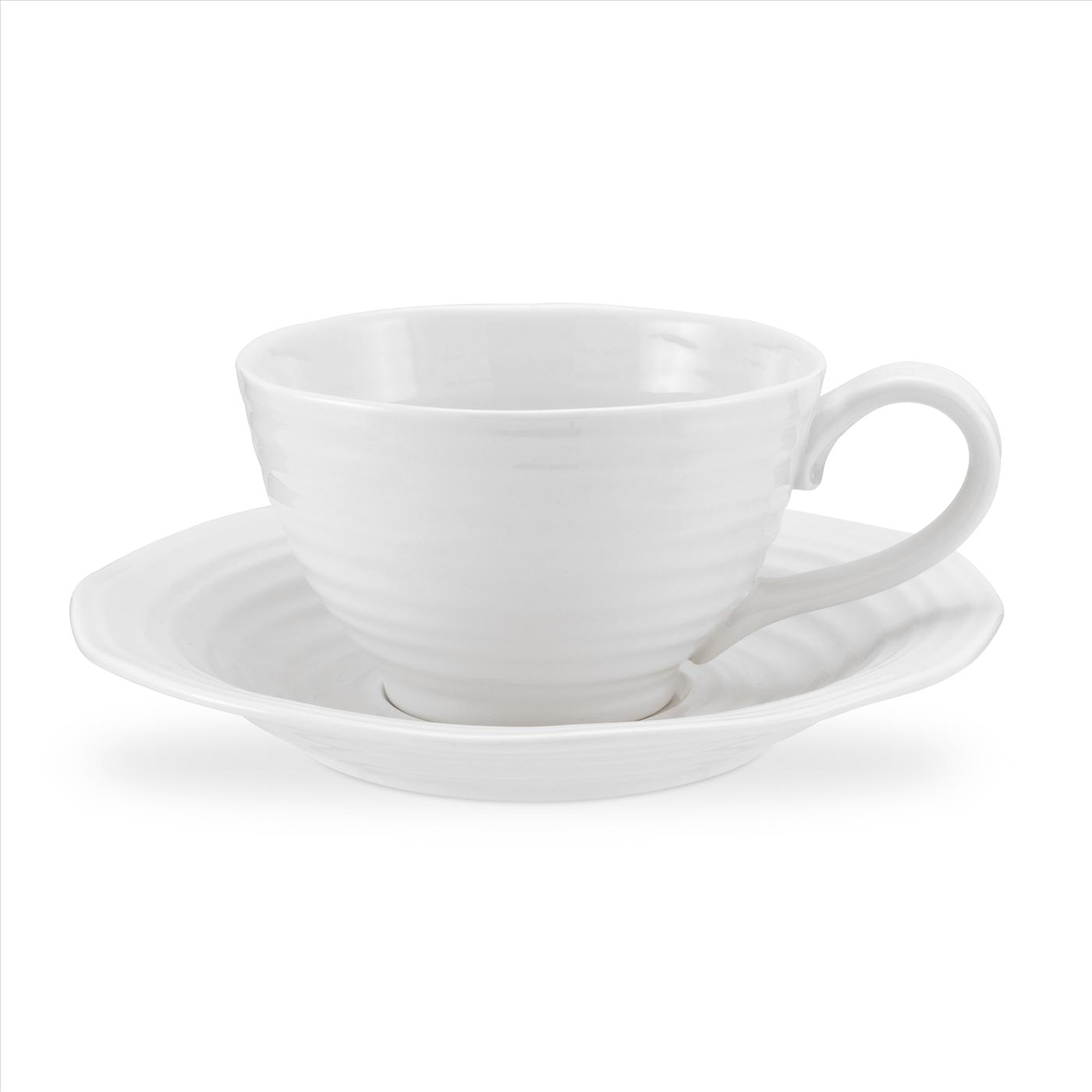 Sophie Conran White Jumbo Cup and Saucer image number null