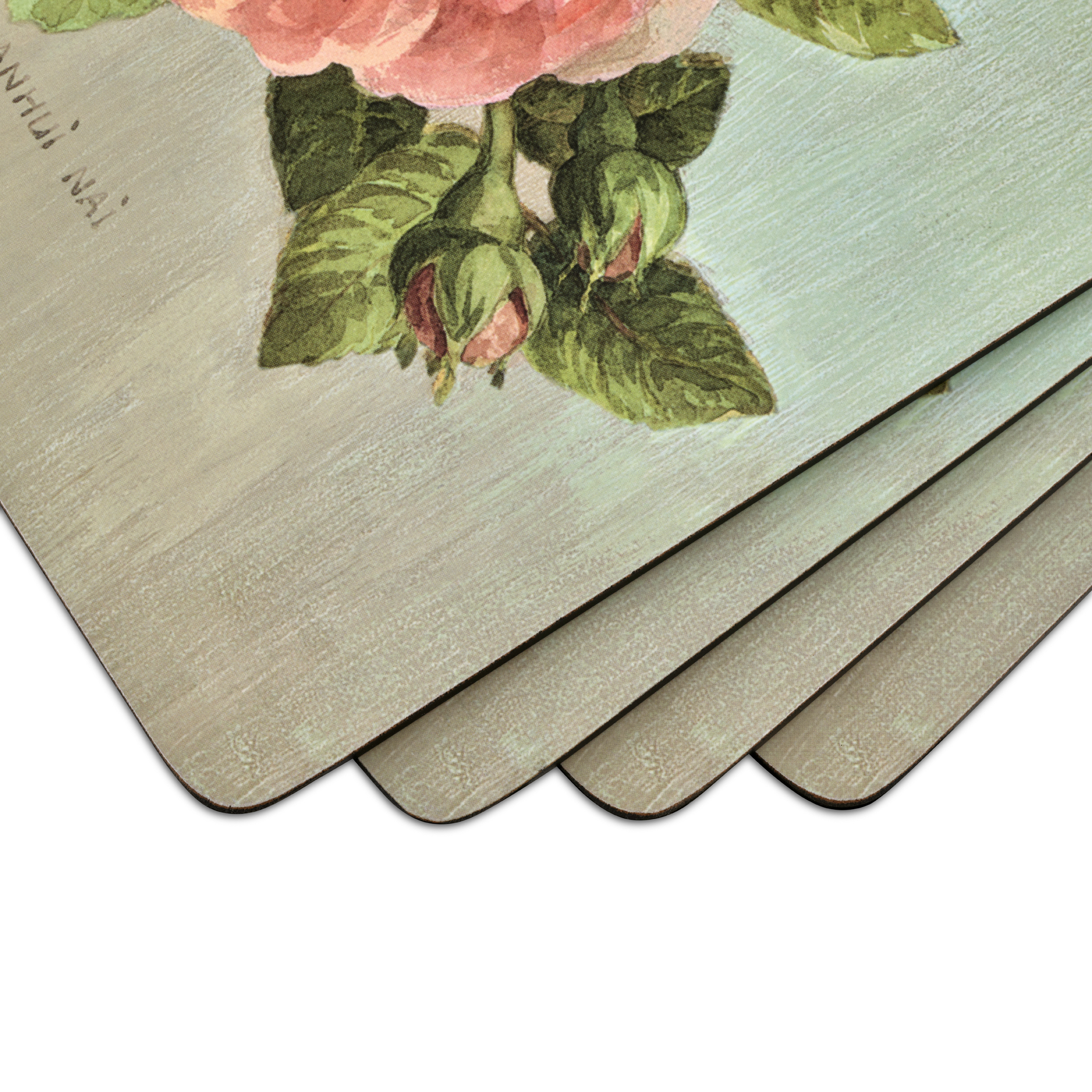 Antique Rose Set of 4 Placemats image number null