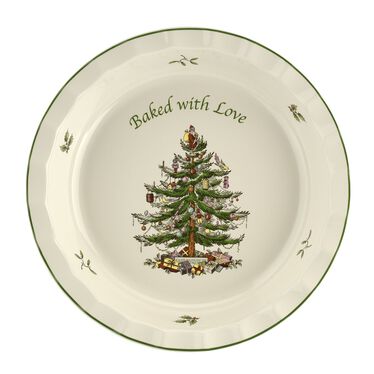 Christmas Tree Baked with Love Pie Dish