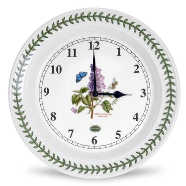 Botanic Garden Lilac Wall Clock