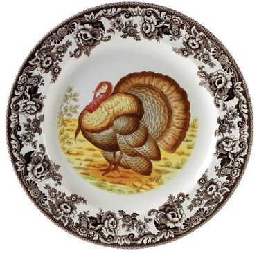 Woodland Round Platter 12 Inch, Turkey