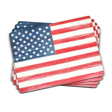 American Flag Placemats Set of 4