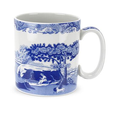 Blue Italian Set of 4 Small Mugs Blue Italian Set of 4 Small Mugs
