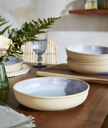 Minerals Low bowl, Aquamarine Minerals Low bowl, Aquamarine