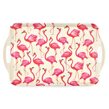 Sara Miller London The Flaming Large Handled Tray Sara Miller London The Flaming Large Handled Tray