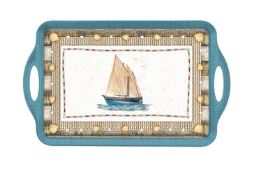 Coastal Breeze Large Handled Tray