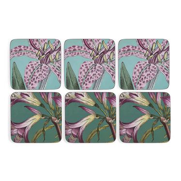 Botanic Garden Flora & Fauna Set of 6 Coasters
