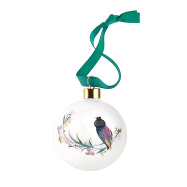 Sara Miller Festive Owl Bauble