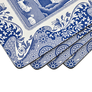 Blue Italian Set of 4 Placemats