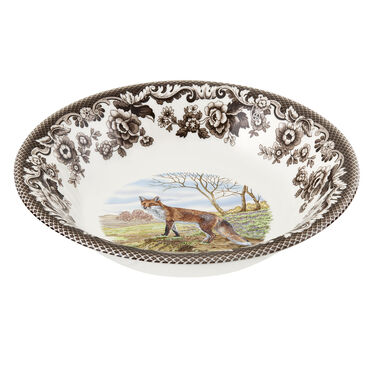 Woodland Ascot Cereal Bowl 8 Inch, Red Fox Woodland Ascot Cereal Bowl 8 Inch, Red Fox
