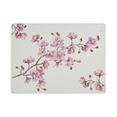 Pink Blossom Set of 4 Large Placemats