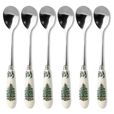 Christmas Tree Set of 6 Tea Spoons