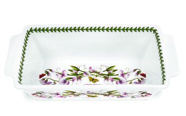 Botanic Garden Meatloaf Dish, Sweet Pea Botanic Garden Meatloaf Dish, Sweet Pea