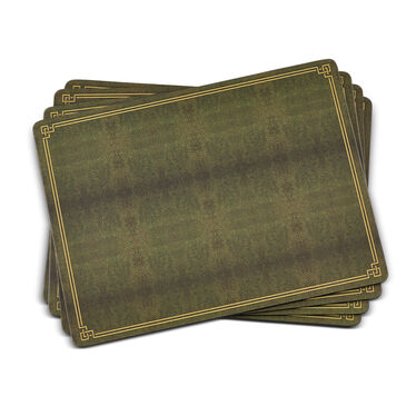Shagreen Leather Placemats Set of 4