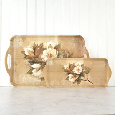 Sugar Magnolia Large Melamine Tray