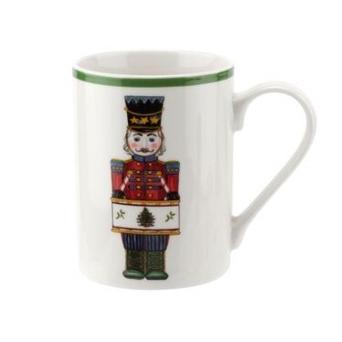 Christmas Tree Nutcracker Set of 2 Mugs & Tray Christmas Tree Nutcracker Set of 2 Mugs & Tray