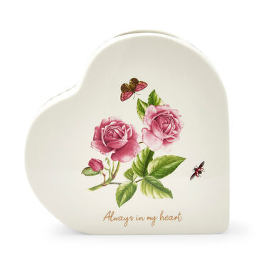 Botanic Garden Sentiments Heart Vase