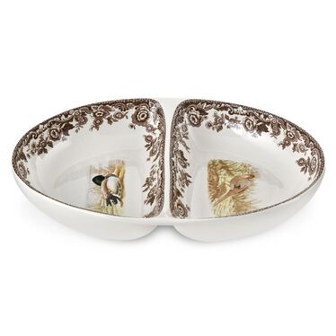 Woodland Divided Dish 11.5 Inch, Pheasant & Mallard