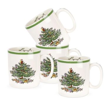 Christmas Tree Set of 4 Mugs