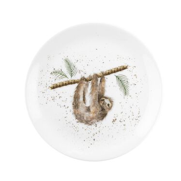 Hanging Around 8 Inch Plate (Sloth)