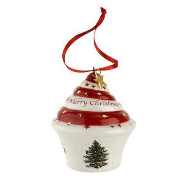 Christmas Tree Cupcake Ornament