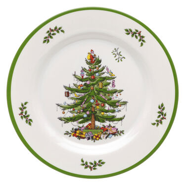 Christmas Tree Melamine Dinner Plates Set of 4 Christmas Tree Melamine Dinner Plates Set of 4