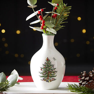 Christmas Tree 6" Posy Vase
