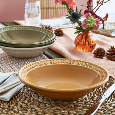 Botanic Garden Harmony Pasta Bowl, Amber Botanic Garden Harmony Pasta Bowl, Amber