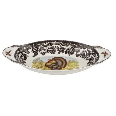 Woodland Bread Tray 15.25 Inch, Turkey Woodland Bread Tray 15.25 Inch, Turkey