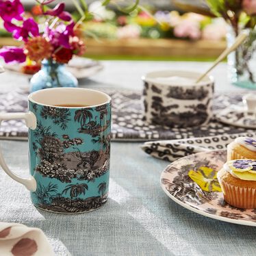 Zoological Gardens Mug Turquoise Zoological Gardens Mug Turquoise