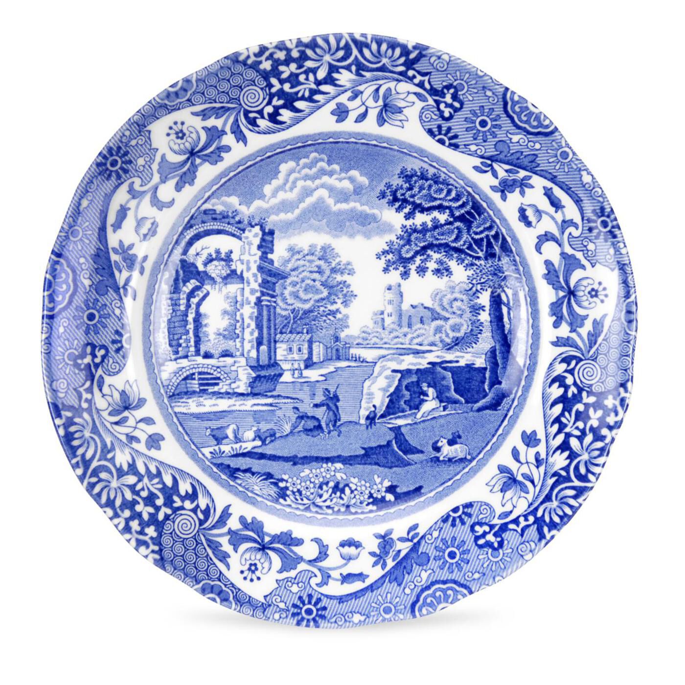 Spode BlUE BLOOM コレクションウイロウ２７センチ皿6枚セット Spode BlUE BLOOM コレクションウイロウ27センチ皿6枚セット