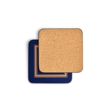 Classic Midnight Blue Coasters Set of 6
