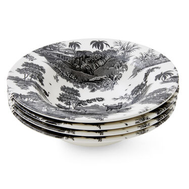 Zoological Gardens Set of 4 Cereal Bowls Zoological Gardens Set of 4 Cereal Bowls