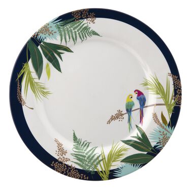 Sara Miller London The Parrot Melamine Dinner Plates Set of 4