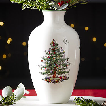 Christmas Tree 10" Posy Vase