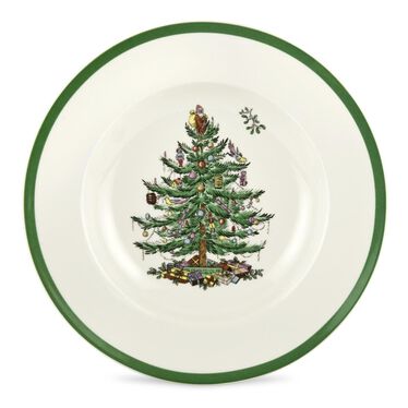 Christmas Tree Set of 4 Soup Plates Christmas Tree Set of 4 Soup Plates